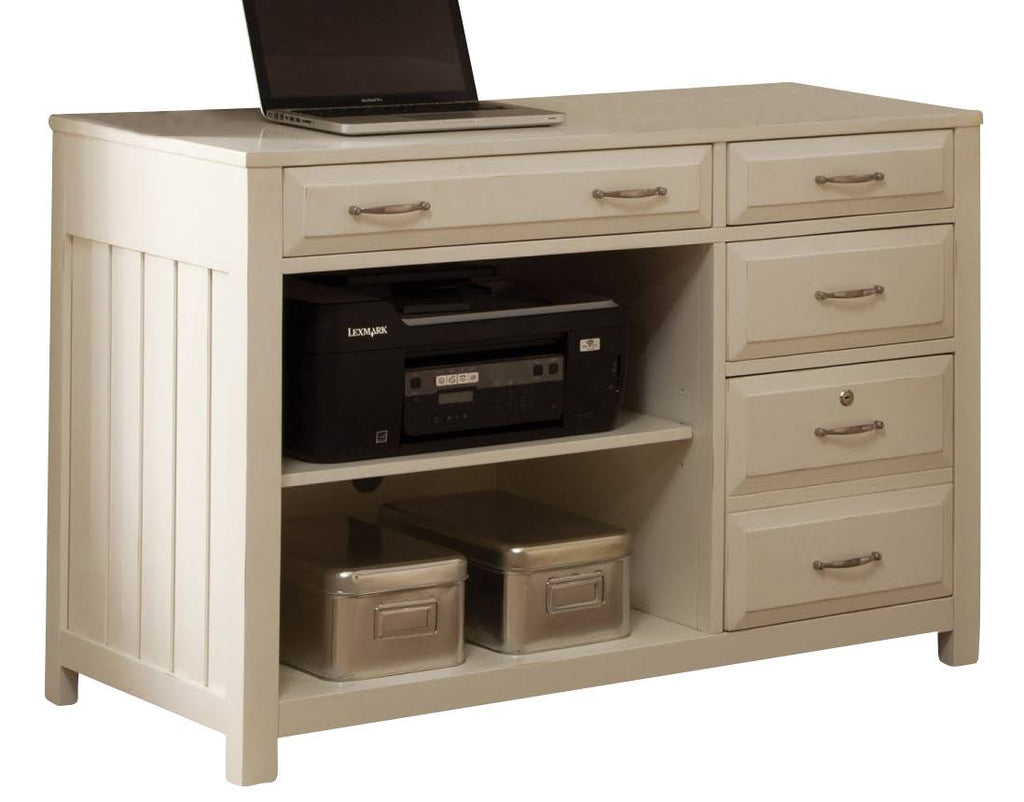 White Computer Credenza A9141