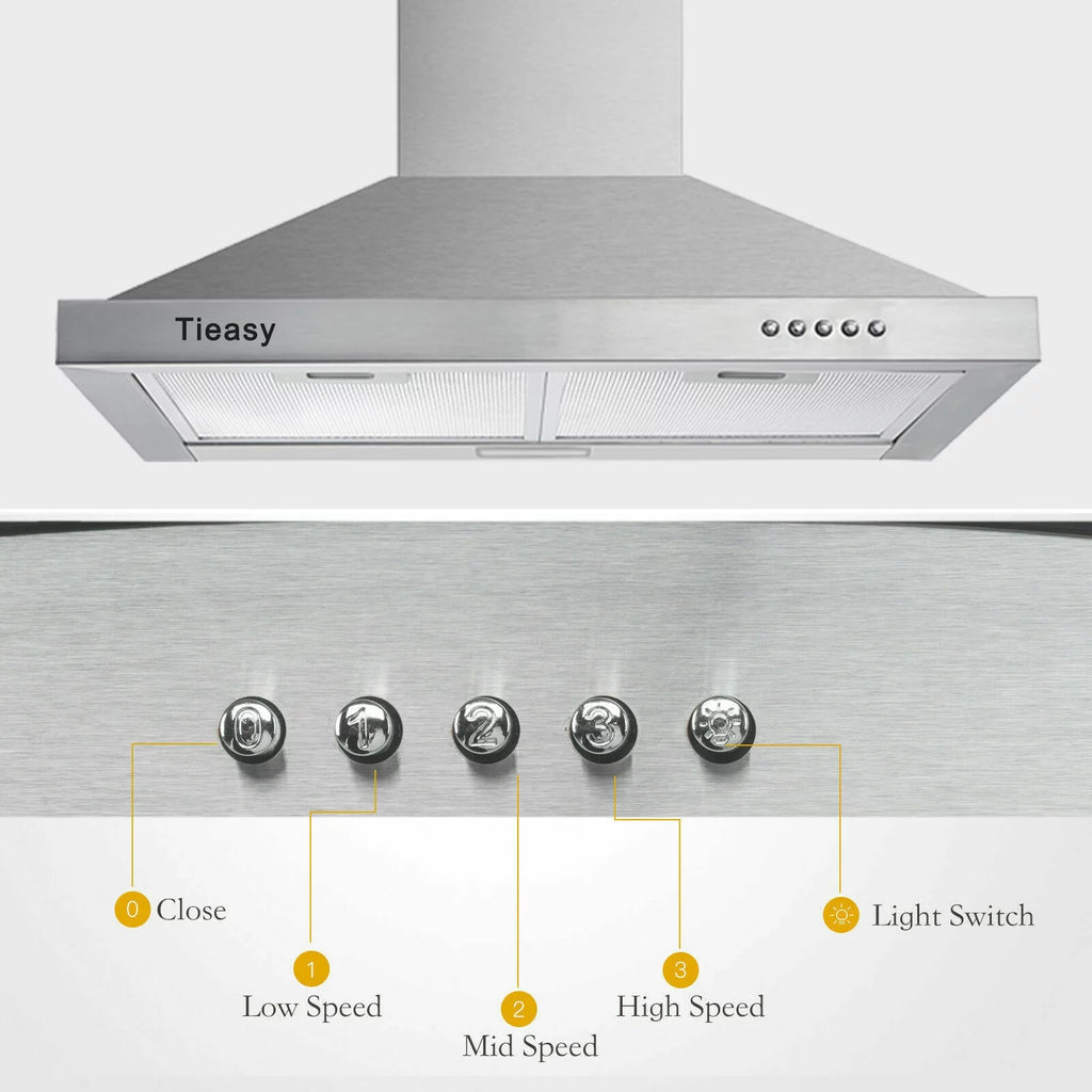 30 inch Stainless Steel Wall Mount Range Hood B297149