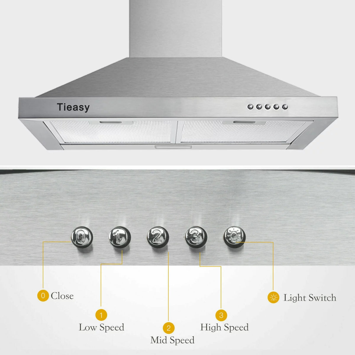 30 inch Stainless Steel Wall Mount Range Hood B297149