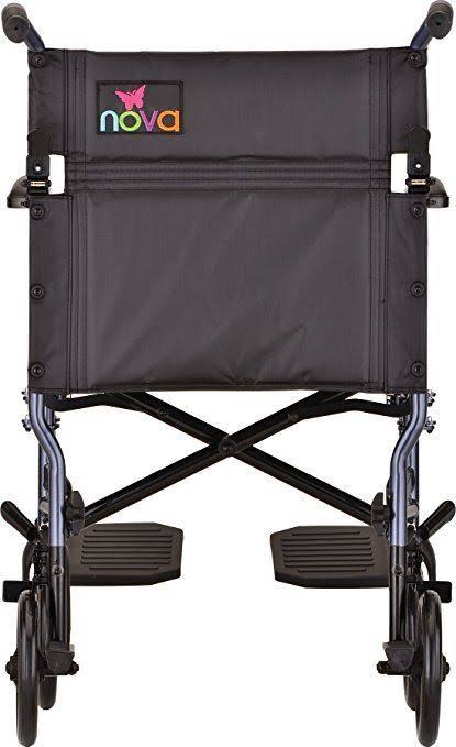 Blue Lightweight Transport Chair V7098