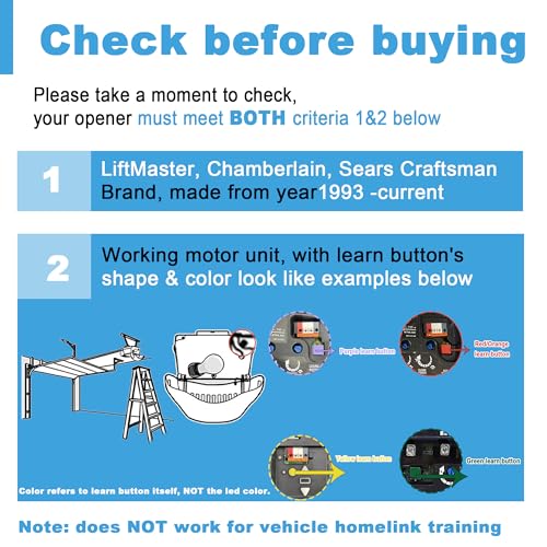 Garage Door Opener Remote V433