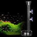 Aquarium Shrimp Feeding Tube and Dish Clear Crystal Glass T4657