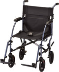 Blue Lightweight Transport Chair V7098
