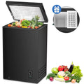2.7 Cubic Feet White Compact Chest Freezer J573