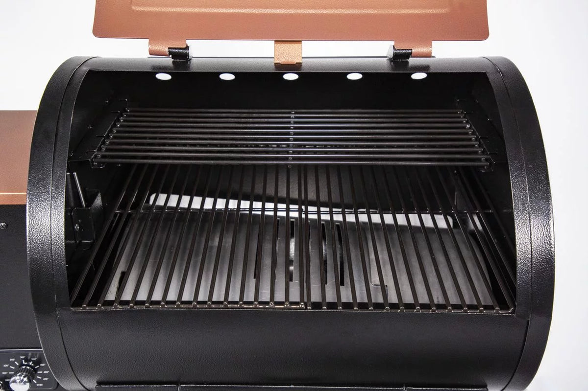 Wood Pellet Grill With Flame Broiler and Meat Probe A37075