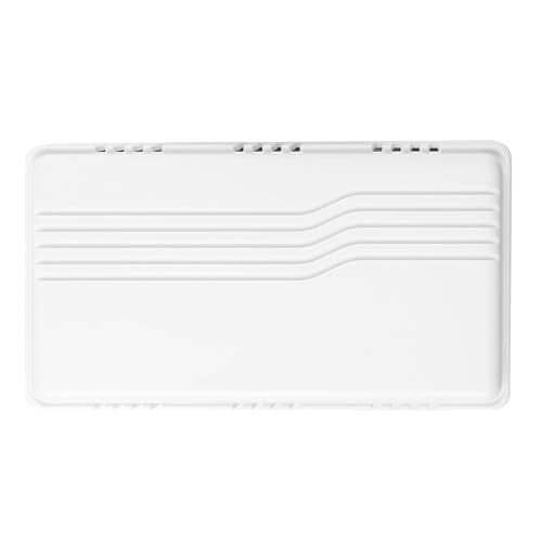 White Wired Mechanical Doorbell Chime, Plastic, 80 dB E251