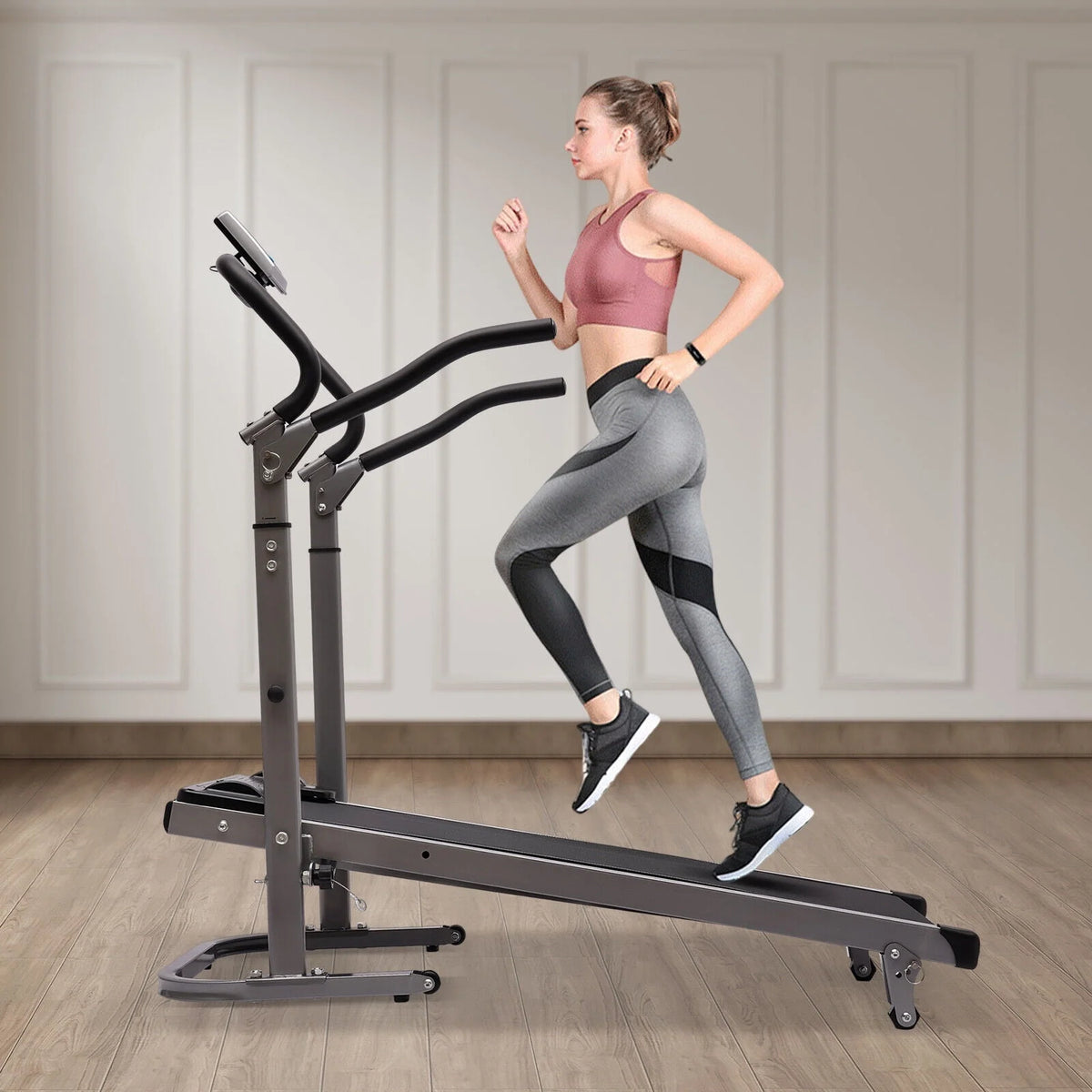 Folding Treadmill with Incline LED Display Q5155