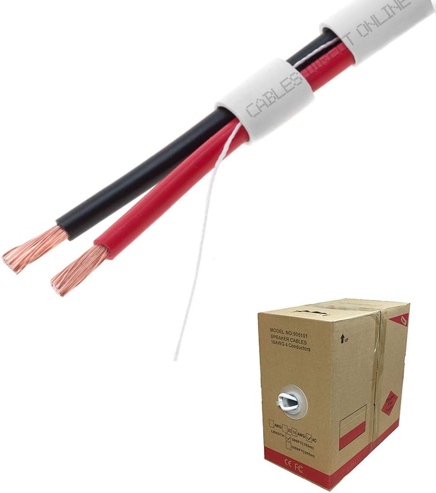 250FT 18/2 Oxygen Free Pure Copper Speaker Wire G9441
