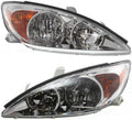 Toyota Camry Headlight Assembly 2002 2003 2004 Halogen Pair Q474