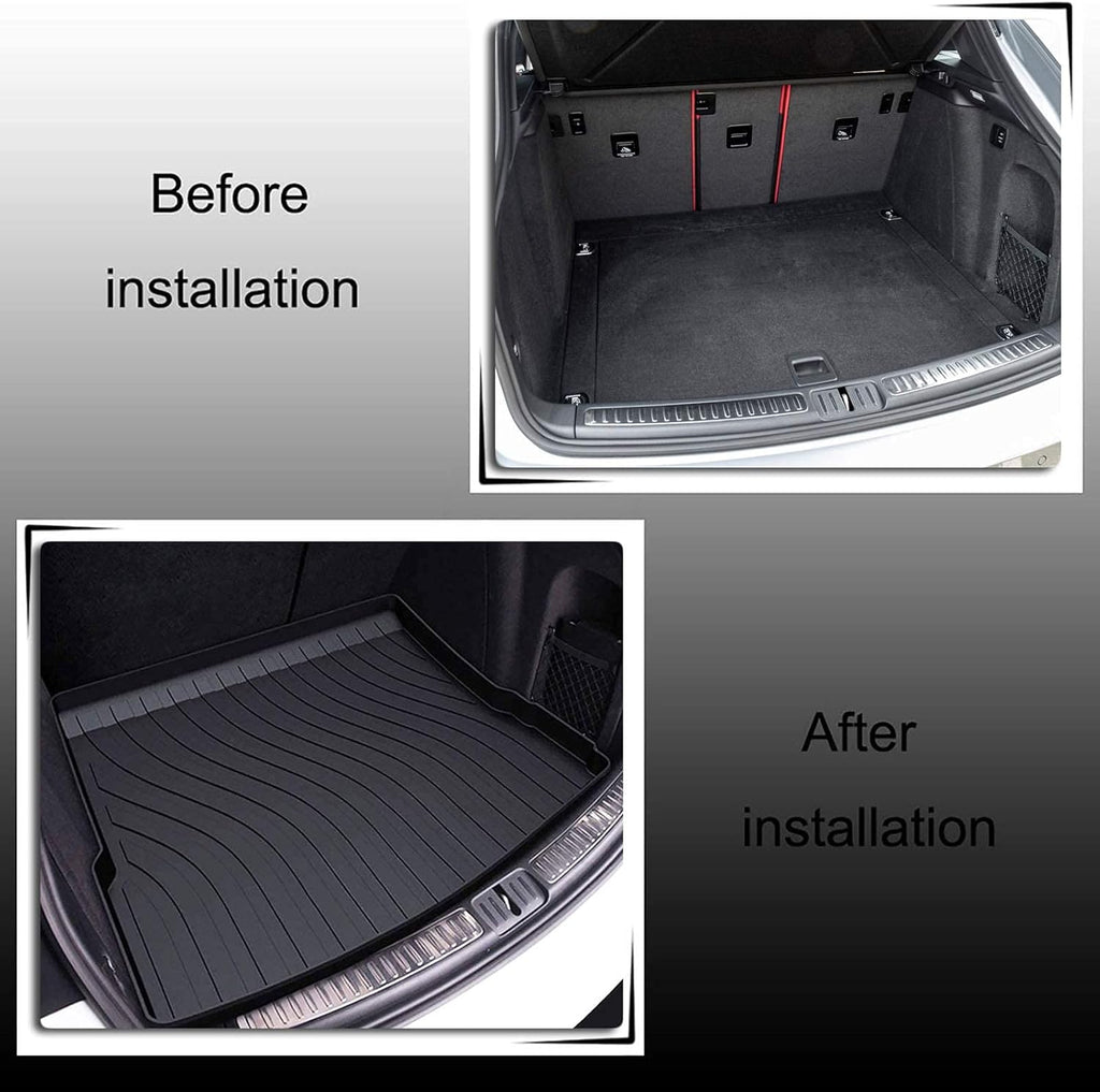 Black Cargo Liner Trunk Mat Cargo Tray V80898