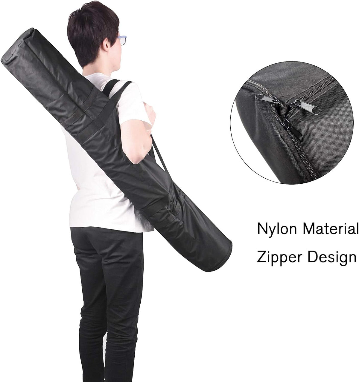 10 x 10 ft Heavy Duty Adjustable Backdrop Support System Kit with Carry Bag U323133