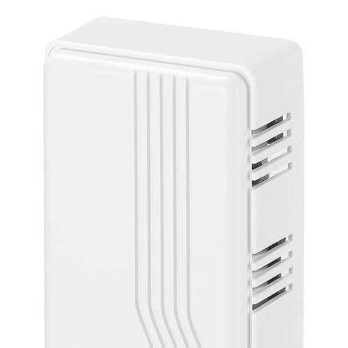 White Wired Mechanical Doorbell Chime, Plastic, 80 dB E251