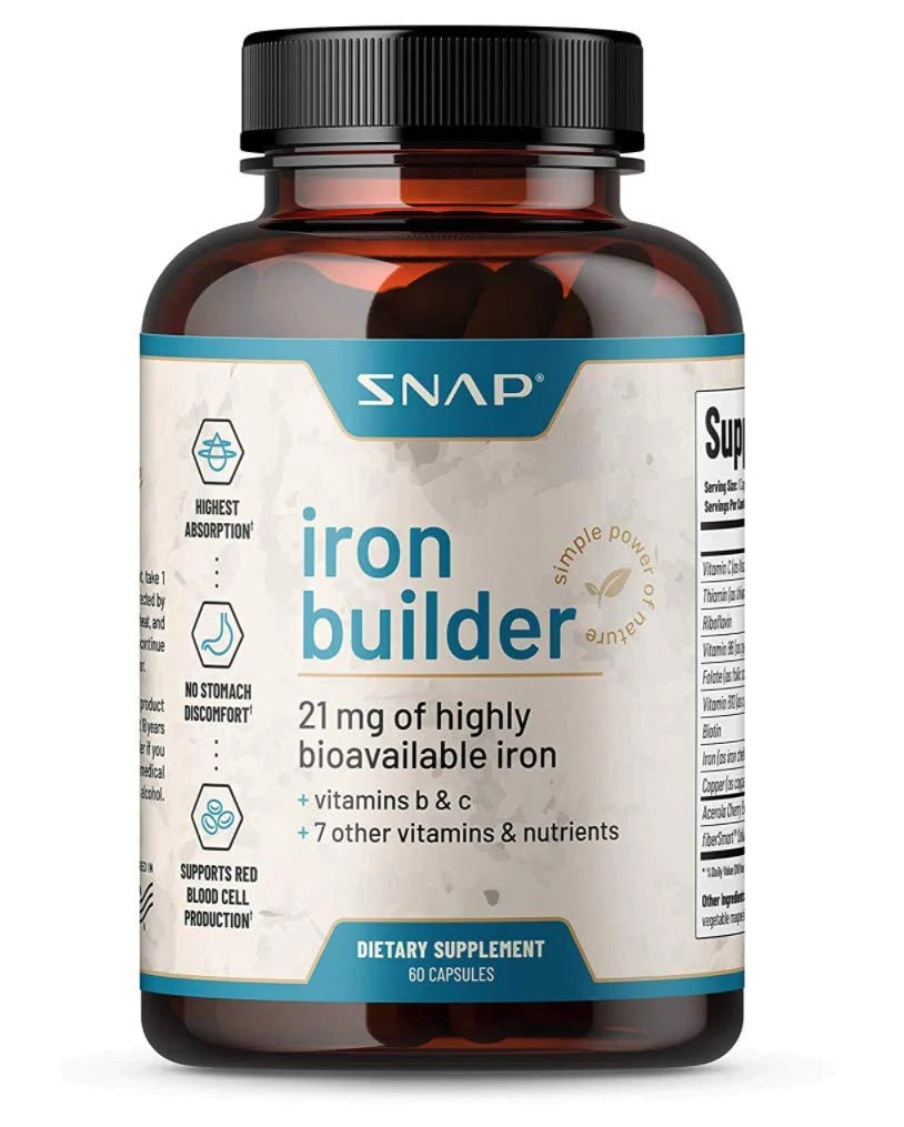 Iron Supplements 21mg 60 Capsules W166