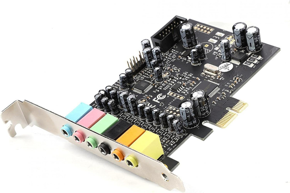 Black PCI-E 7.1 Sound Card I162875