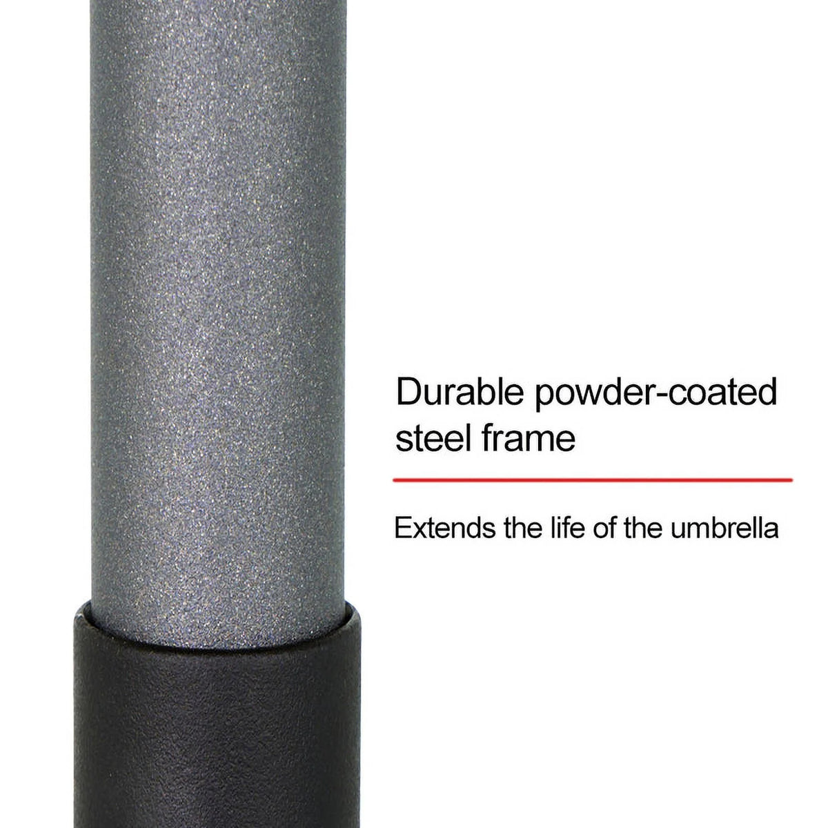 7.5ft Round Outdoor Market Umbrella with Push Button Tilt N31605