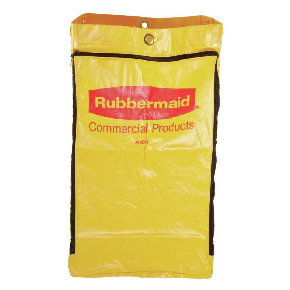 Cleaning Tools Cart Waste Bag 24.3 gal Vinyl Yellow U234634