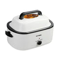 White 26 Quart Stainless Steel Electric Roaster Oven A835