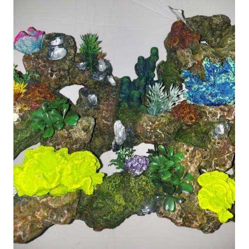 Stone and Coral Aquarium Tank Ornament R679