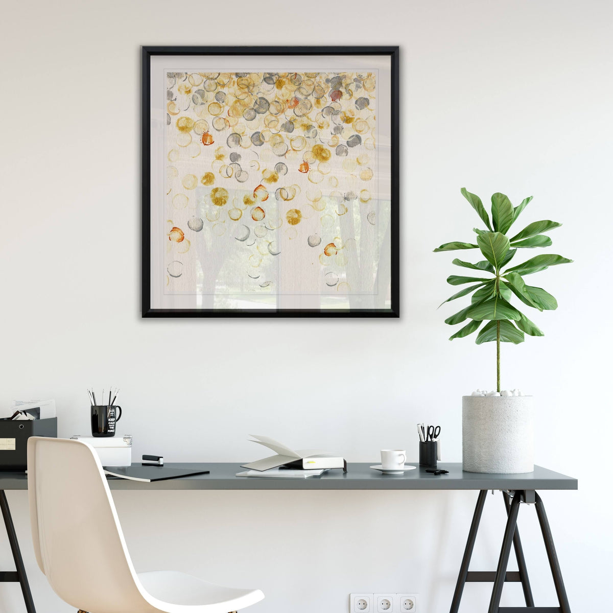 Framed Giclee Print 32x32 T90305