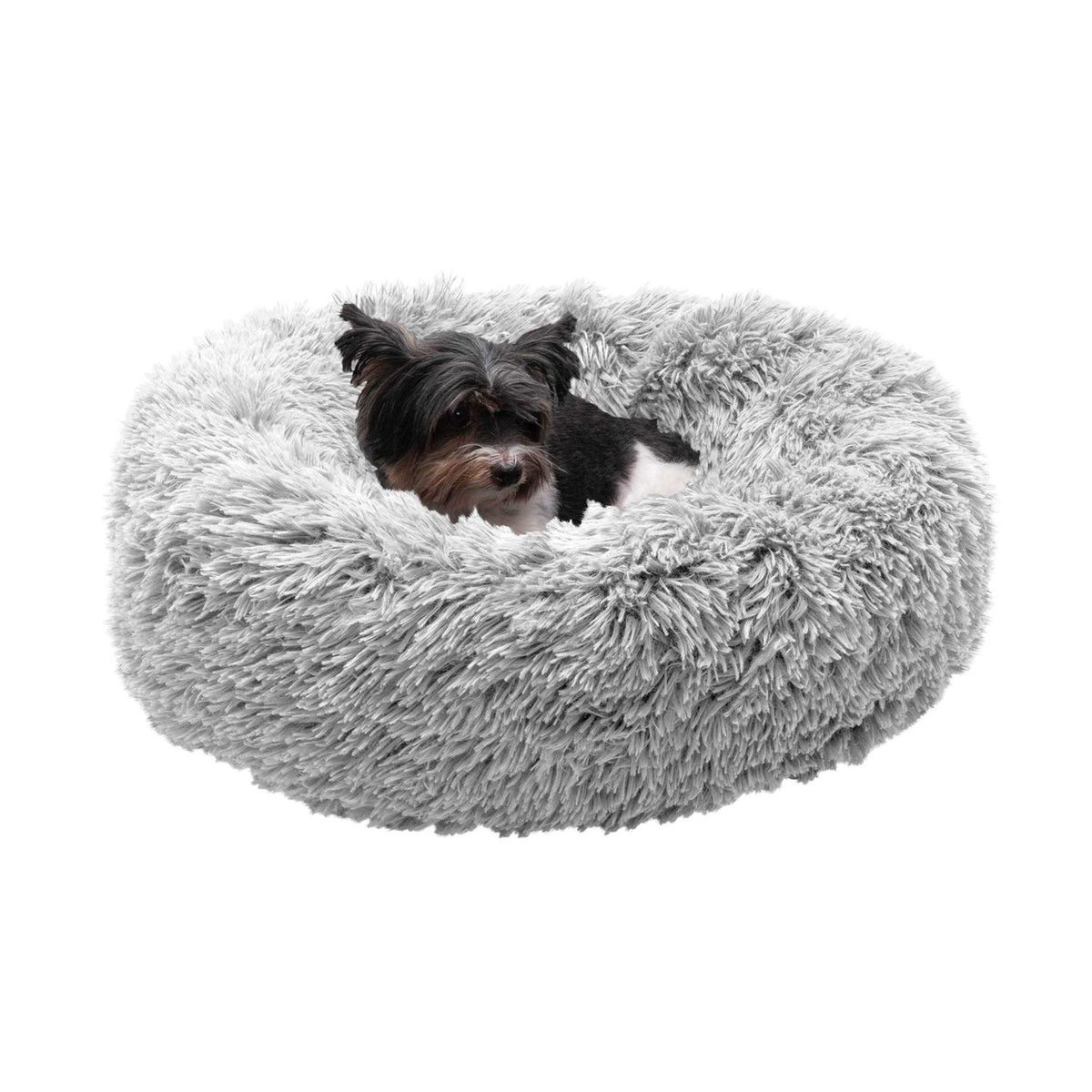 Long Fur Donut Dog Bed X257