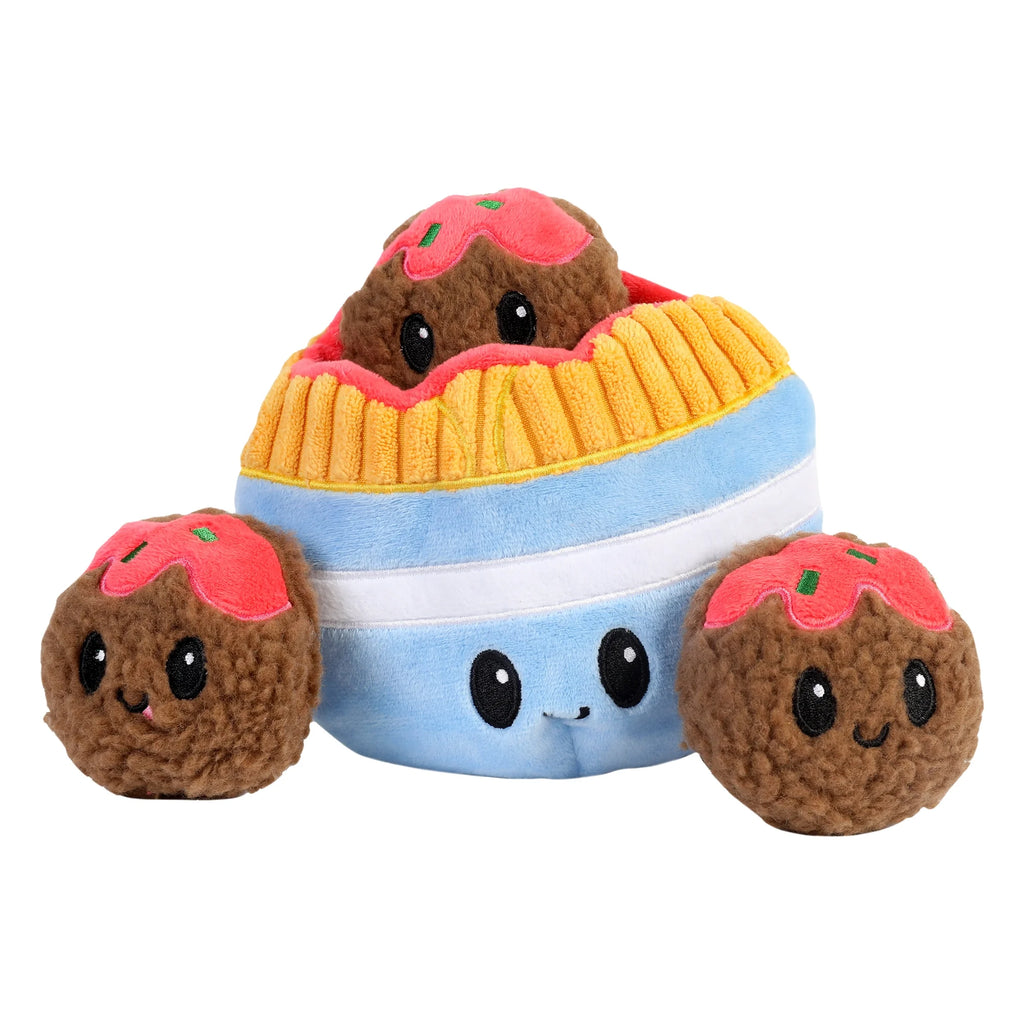 Multi-colored Plush Squeaky Dog Toys S783031