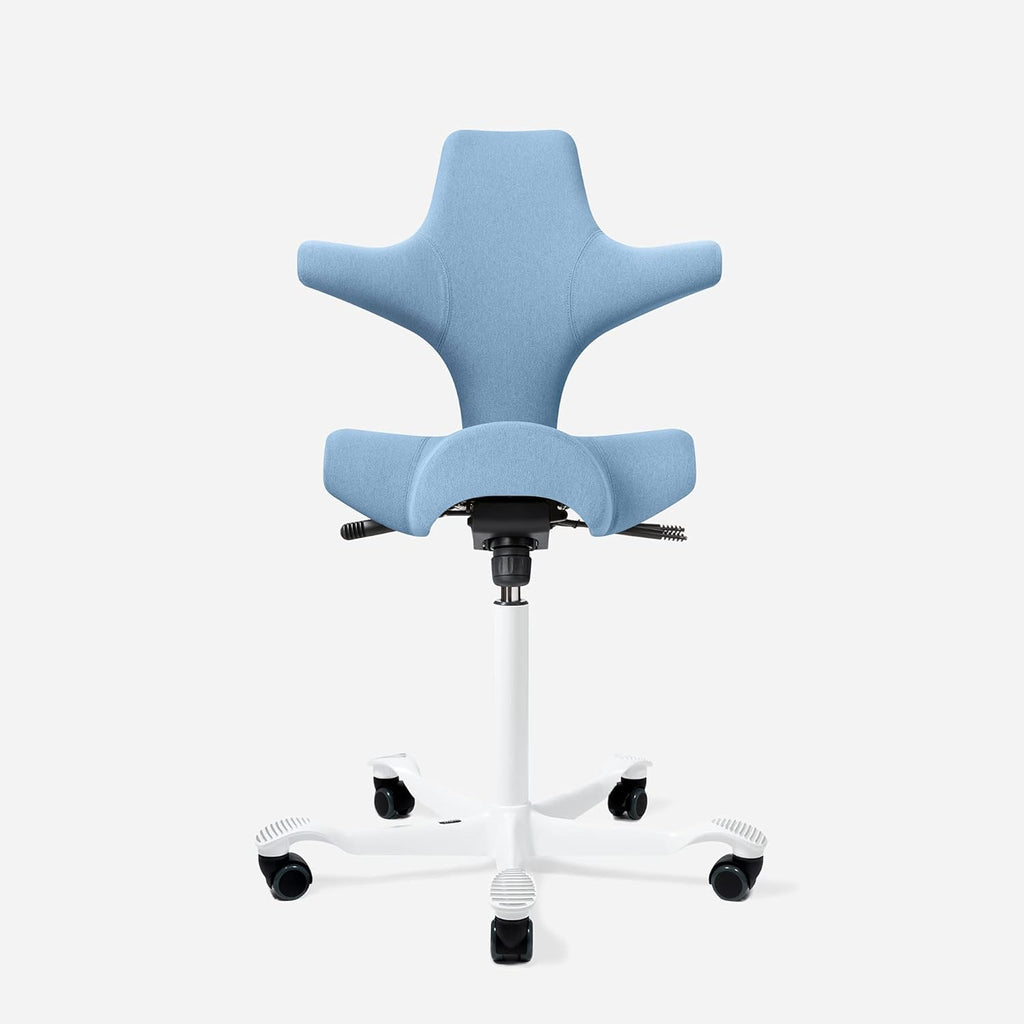 Silver Frame Adjustable Standing Desk Chair S4648