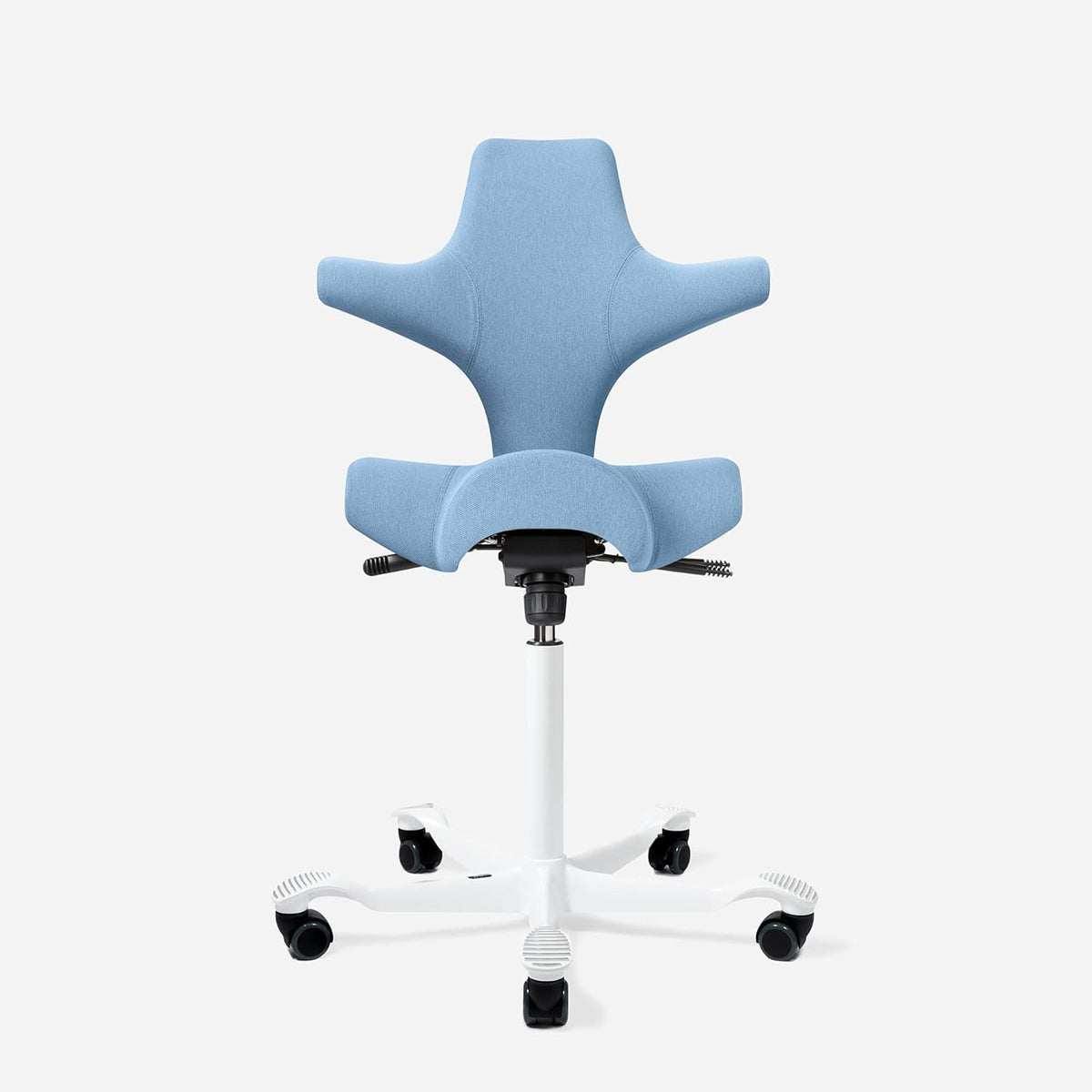Silver Frame Adjustable Standing Desk Chair S4648