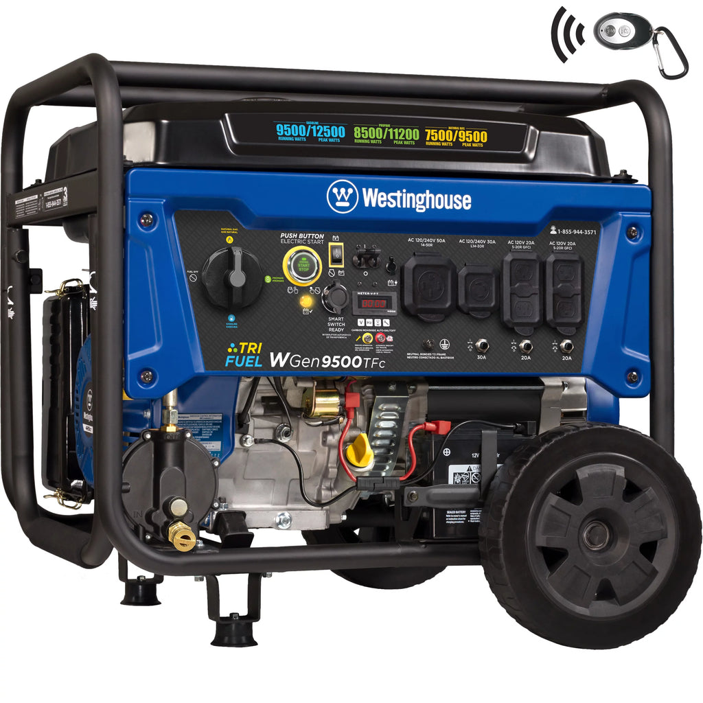 13,000 Peak Watt Tri-Fuel Portable Generator F1493