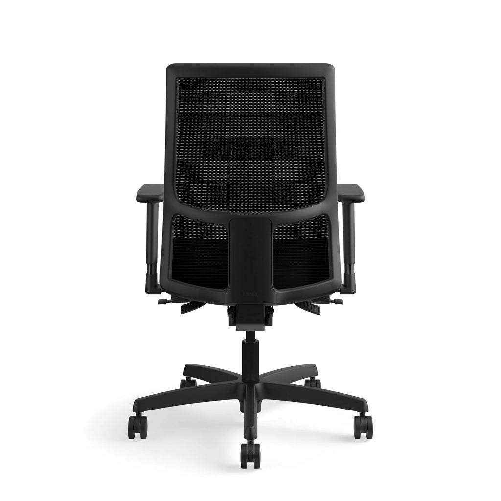 Black Mid-Back Work Chair W86217