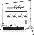 10 x 10 ft Heavy Duty Adjustable Backdrop Support System Kit with Carry Bag U323133