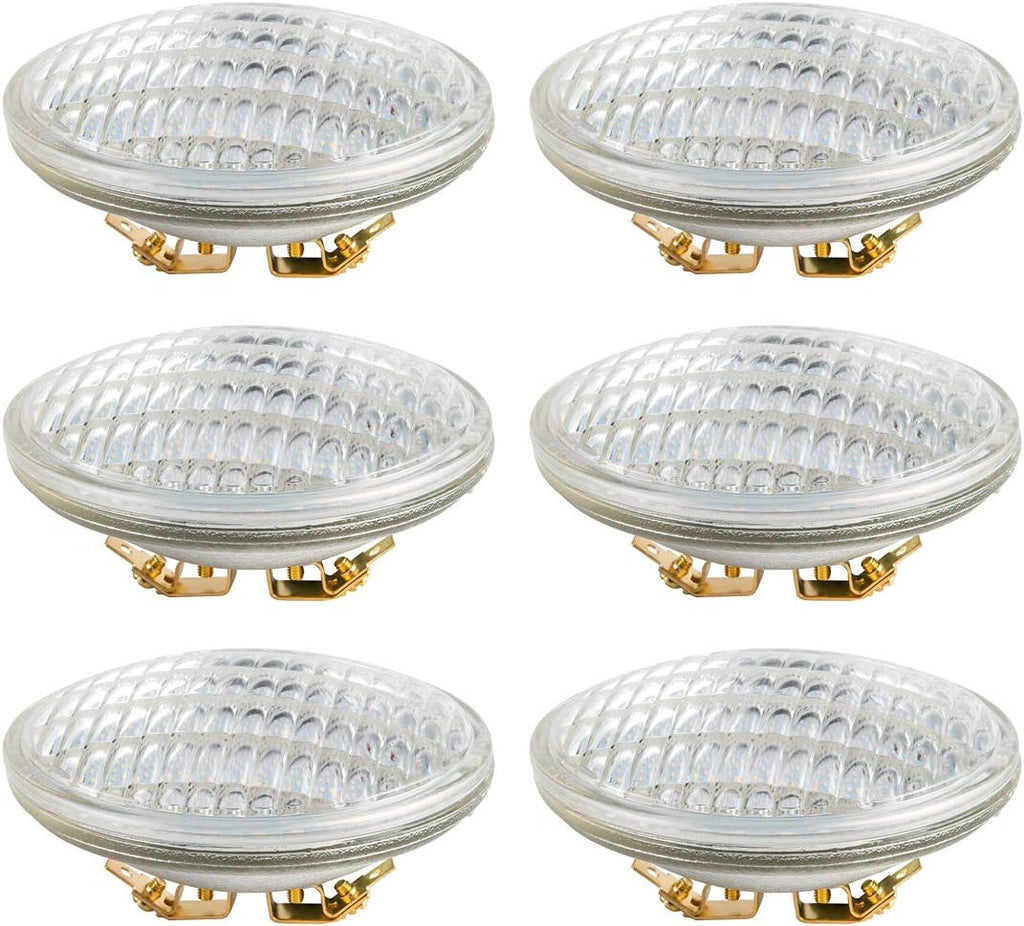 PAR36 LED Landscape Light Bulb, 6W 600 Lumen, Daylight White 6000K, 12V DC/AC, 4 Pack J258259