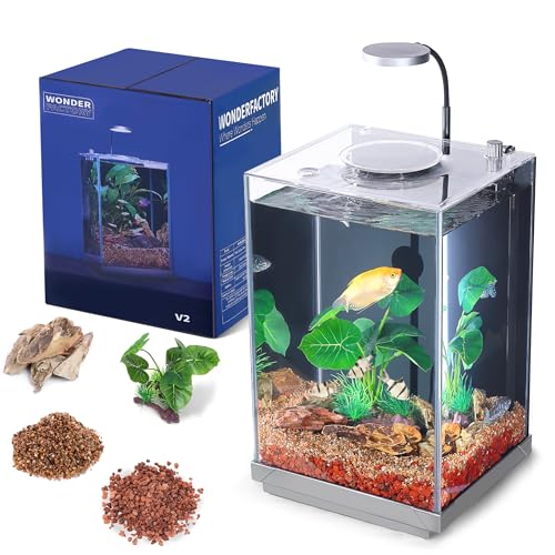 1.5 Gallon Float Glass Fish Tank Starter Kit G83506