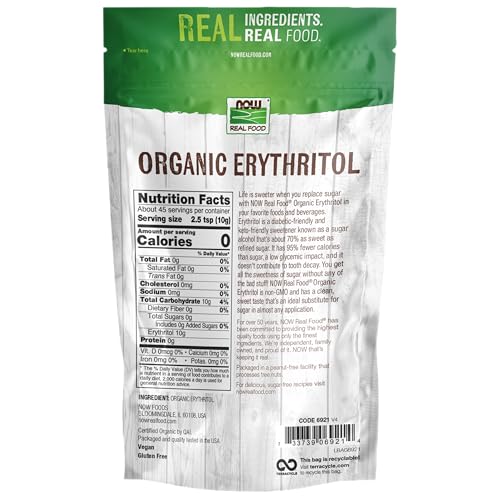 Organic Erythritol, 1-Pound (Pack of 2) D92357