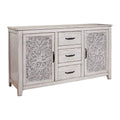 Wooden Dresser with 2 Cabinets and 3 Drawers M11321