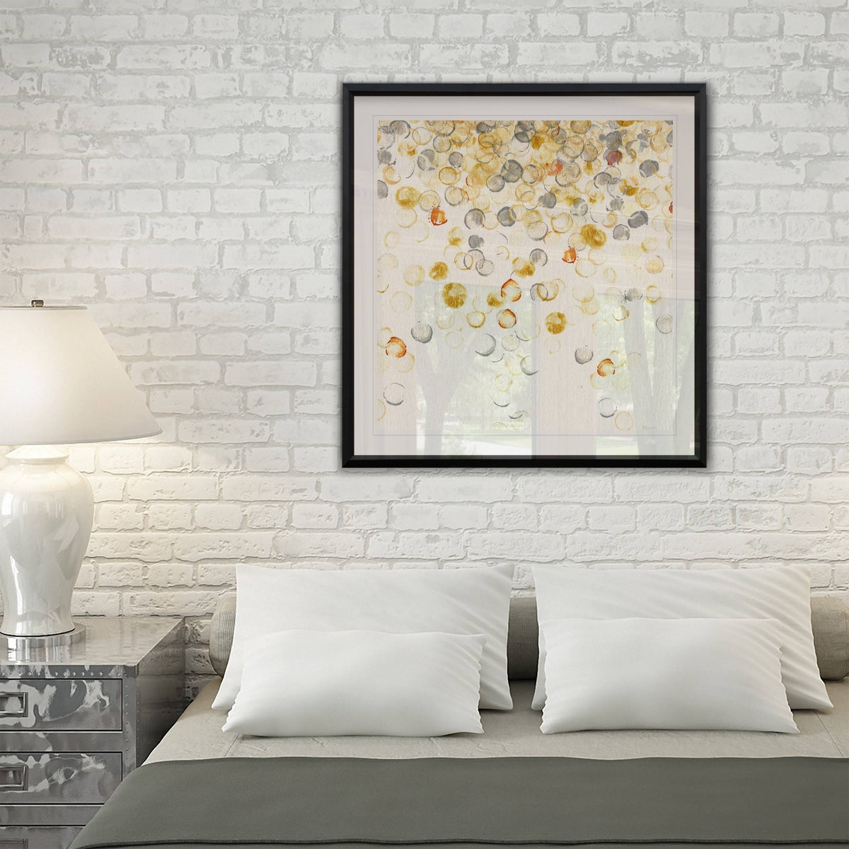 Framed Giclee Print 32x32 T90305