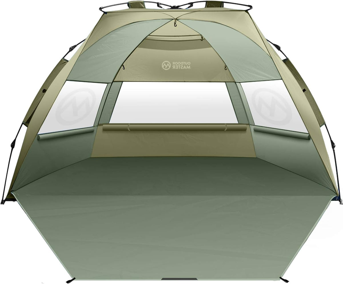 4 Person Pop Up Beach Tent with UPF 50+ UV Protection I155714