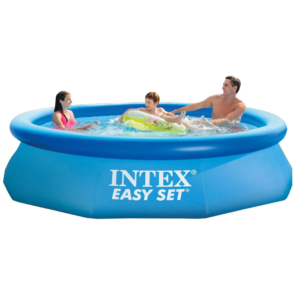 10ft Round Pool Cover & Easy Set Inflatable Pool E271