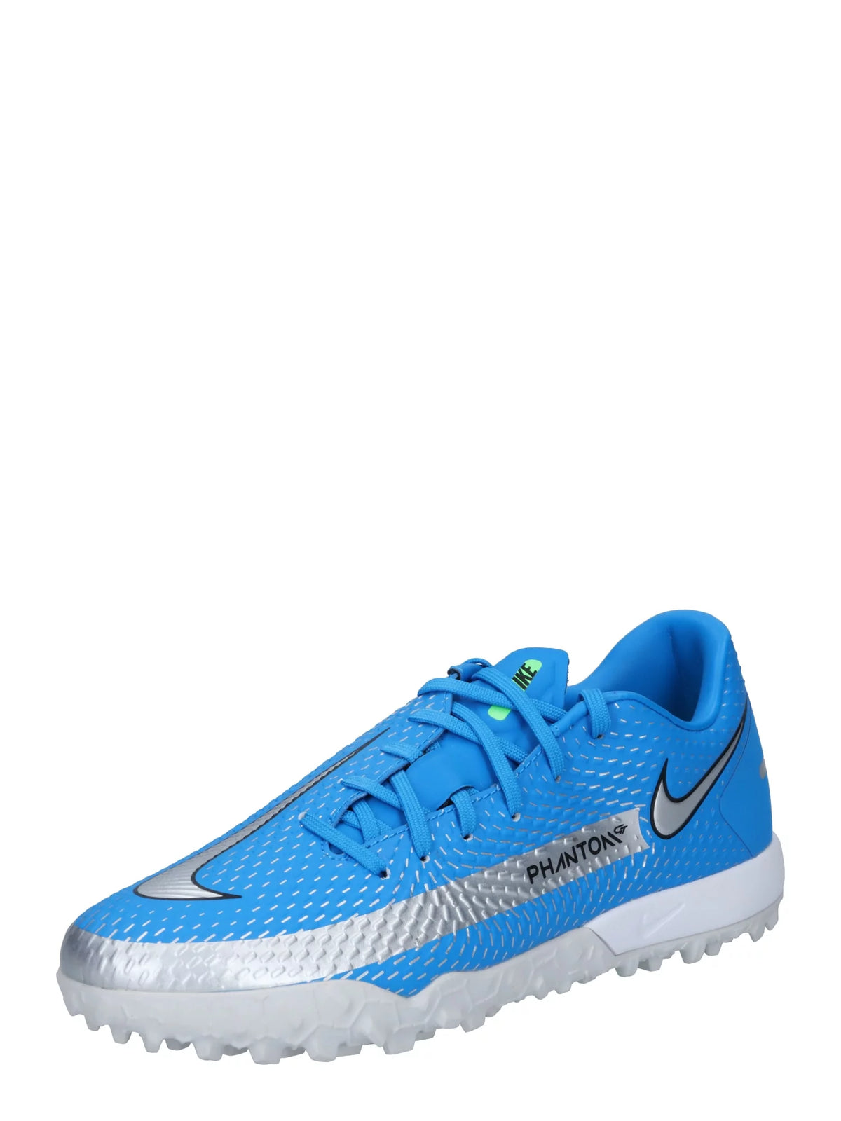 Photo Blue Metallic Silver Turf Soccer Shoes W978