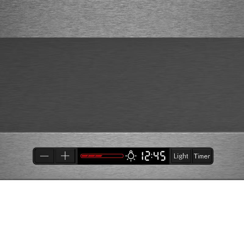 36 in. 600 CFM Convertible Wall Mount Range Hood with Light in Black Stainless Steel W479042