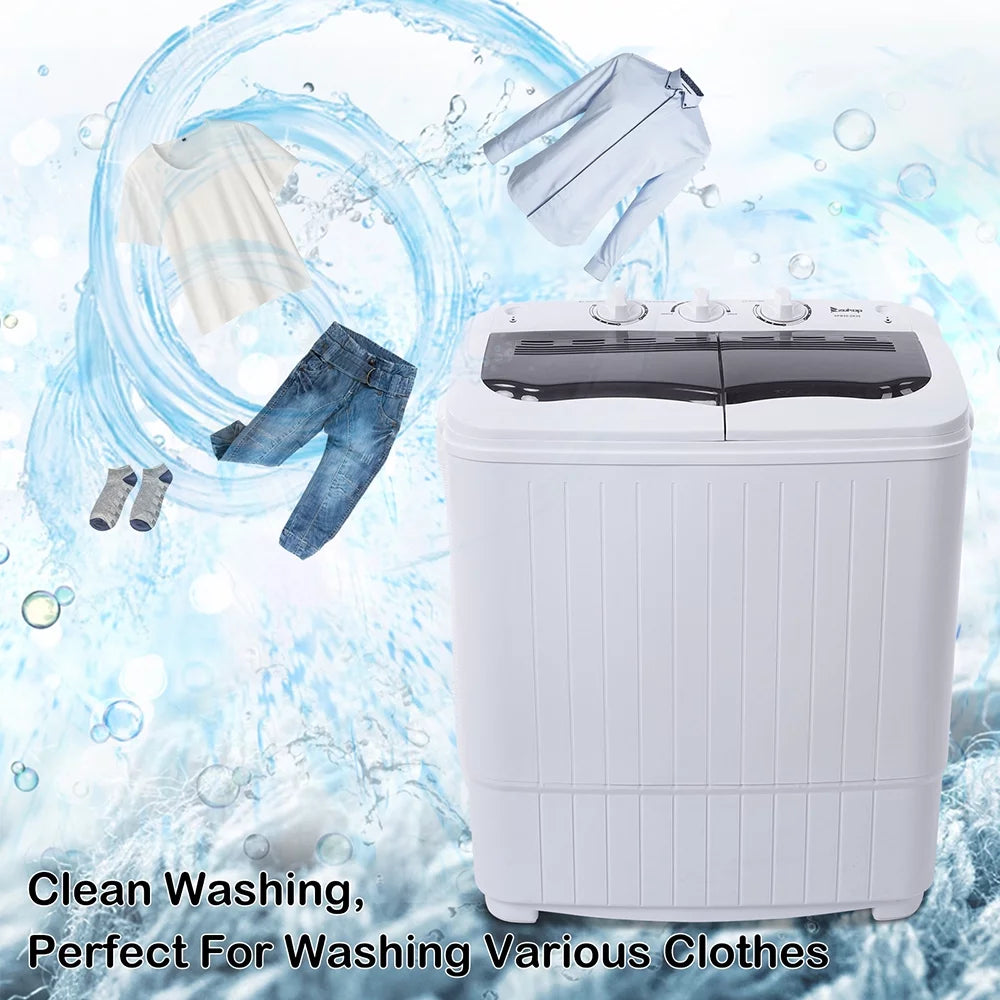 Portable Compact Semi-Automatic Washer 14.3 lb Capacity W8247