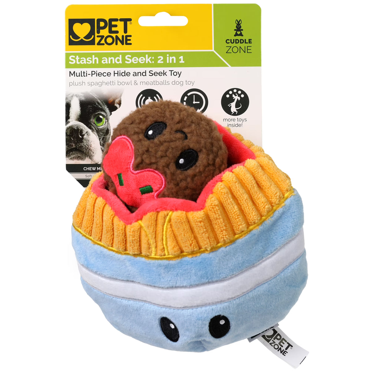 Multi-colored Plush Squeaky Dog Toys S783031