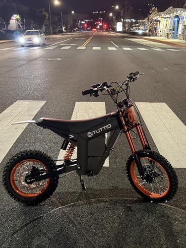 Electric Dirt Bike 2000W, 37MPH Speed, 14"/12" Fat Tires Electric Motorcycle, 48V 21AH Battery A93122