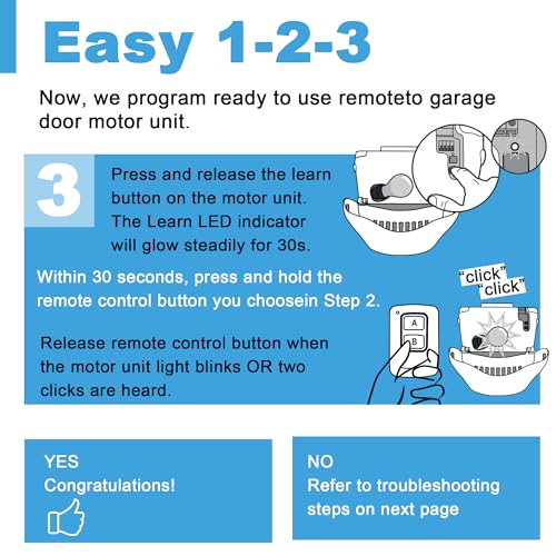 Garage Door Opener Remote V433