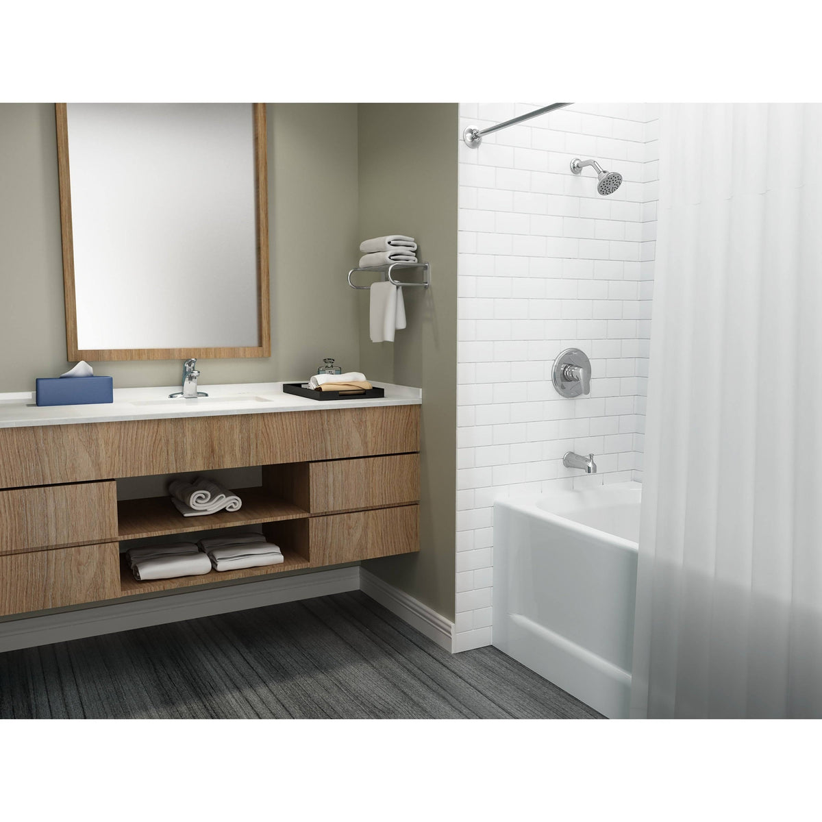 Single-Handle Centerset Bathroom Faucet in Legacy Bronze K32427