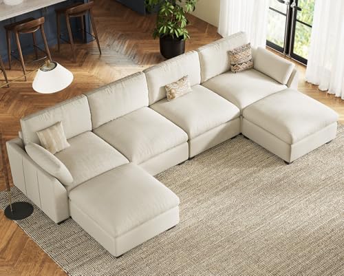 Black Velvet Modular Sectional Sofa W325836