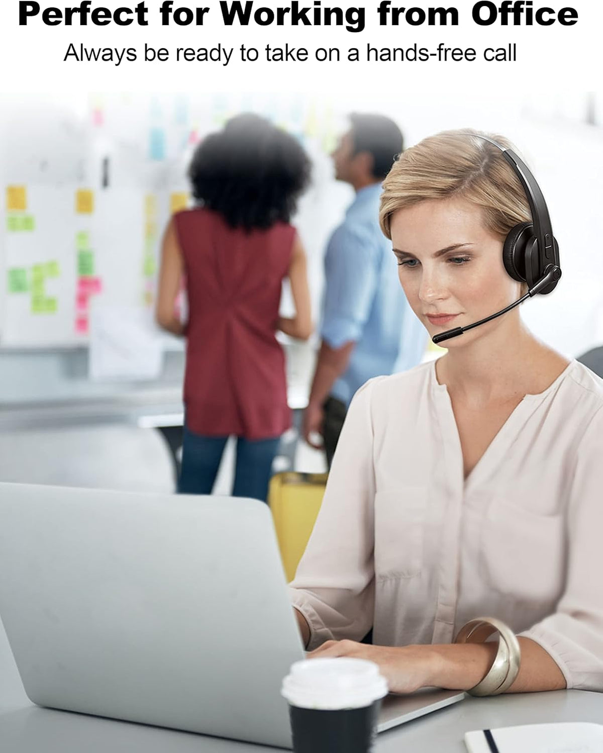 Bluetooth Trucker Headset with Noise Canceling Microphone C576368