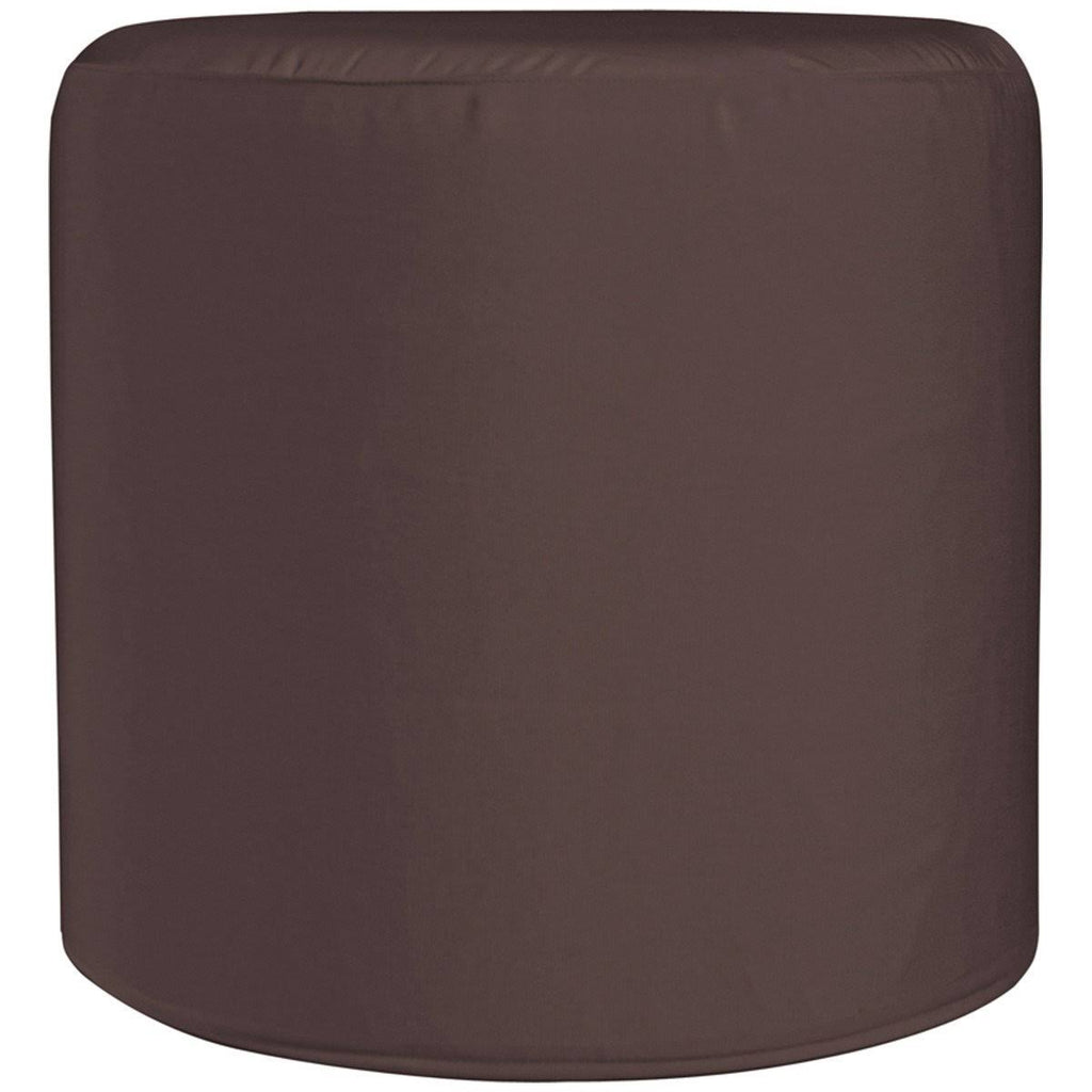 Turquoise Cylinder Ottoman F392