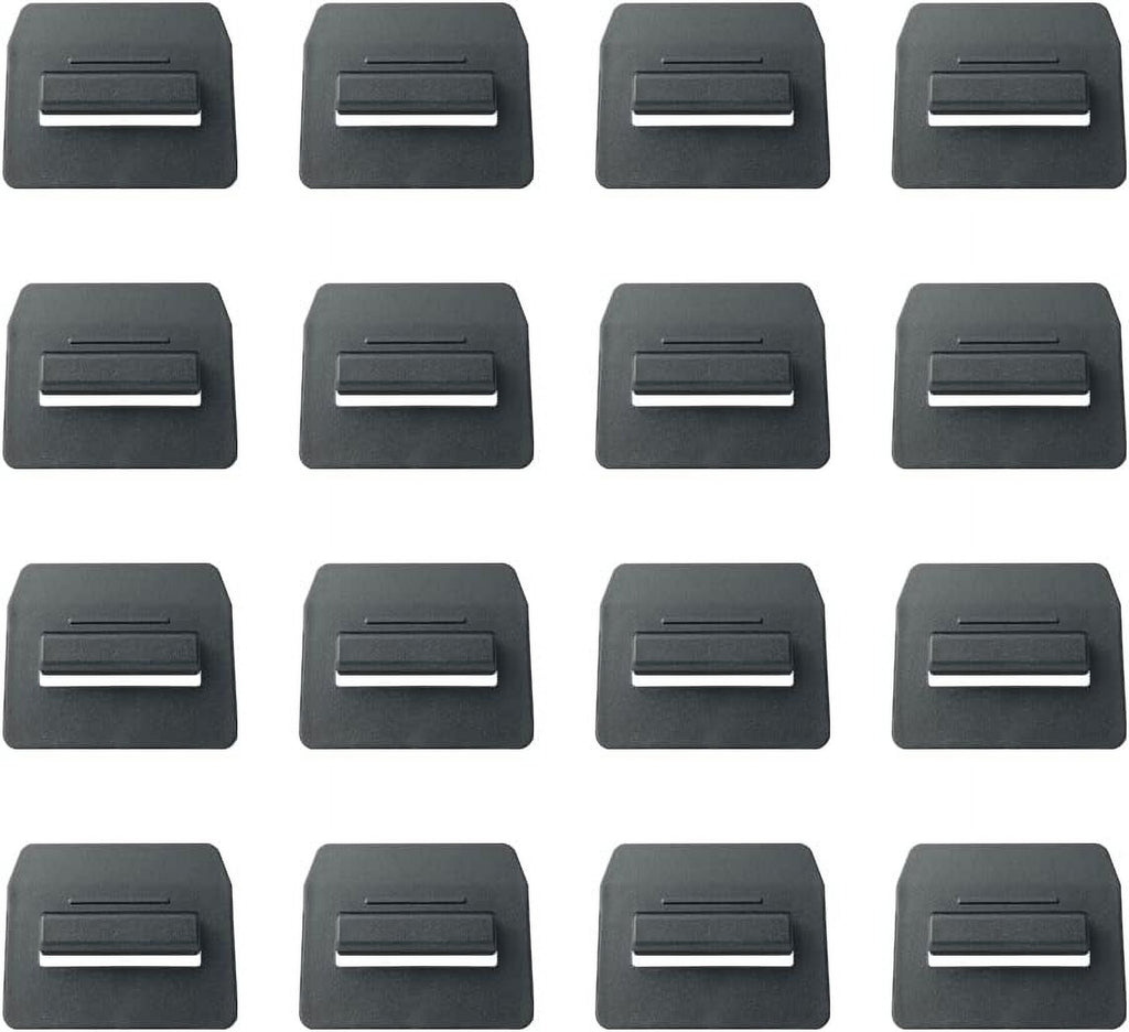 16 PCS White Sunshade Clips for Roof Shade M1538