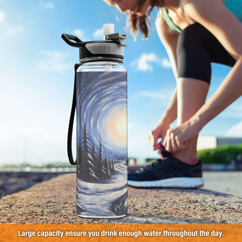 32oz Tritan Leakproof Clear Sports Water Bottle P204
