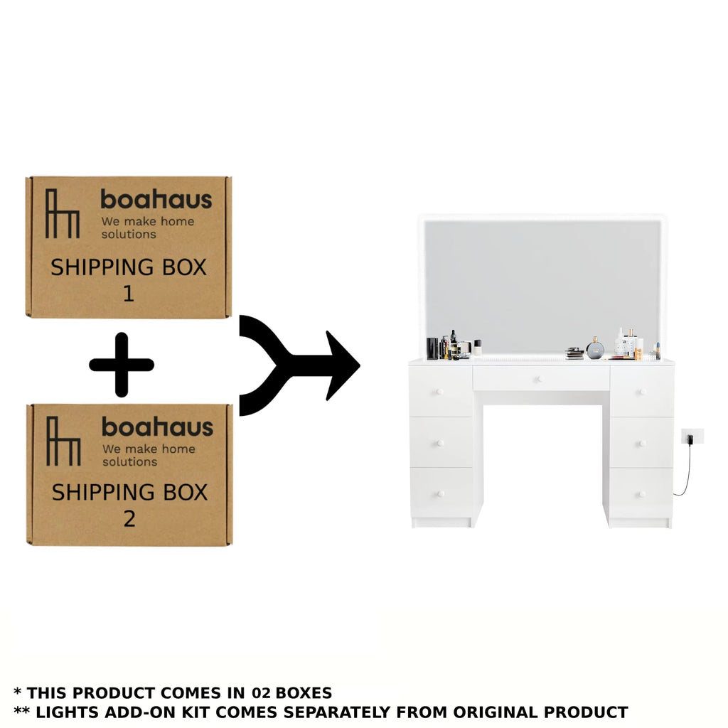 Modern Lighted Vanity Table W511